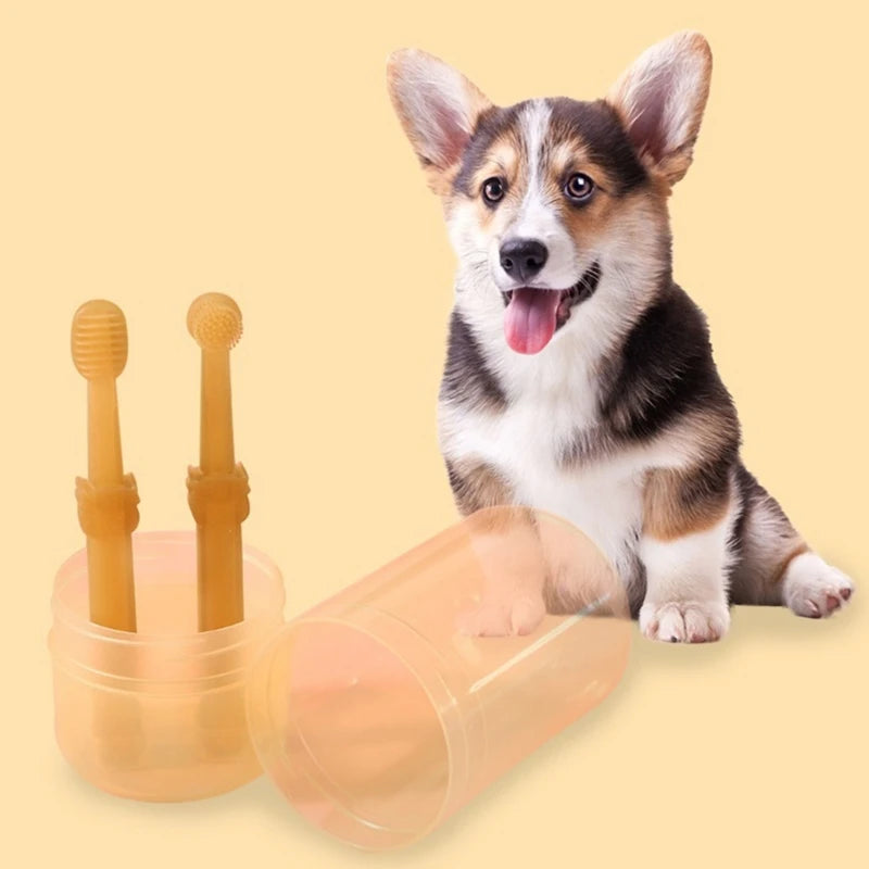 PetBright - 360° Silicone Pet Toothbrush Kit